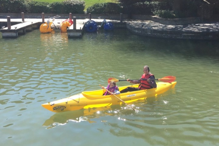 a small boat in a body of water