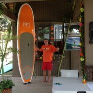 a person standing in a room